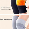 2pcs Knee Pads Winter Warm Men And Women Double Thick add velvet 