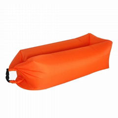 戶外枕型充氣沙發空氣床墊單人躺椅懶人便攜式露營午休音樂節沙發
