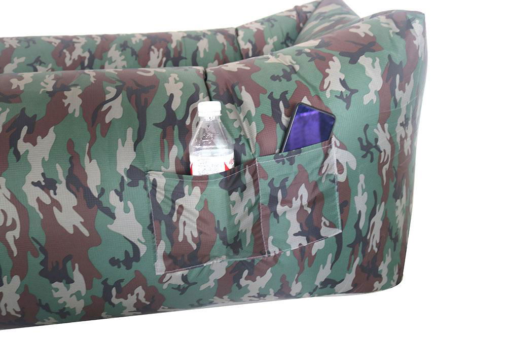 户外枕型充气沙发空气床垫单人躺椅懒人便携式露营午休音乐节沙发 5