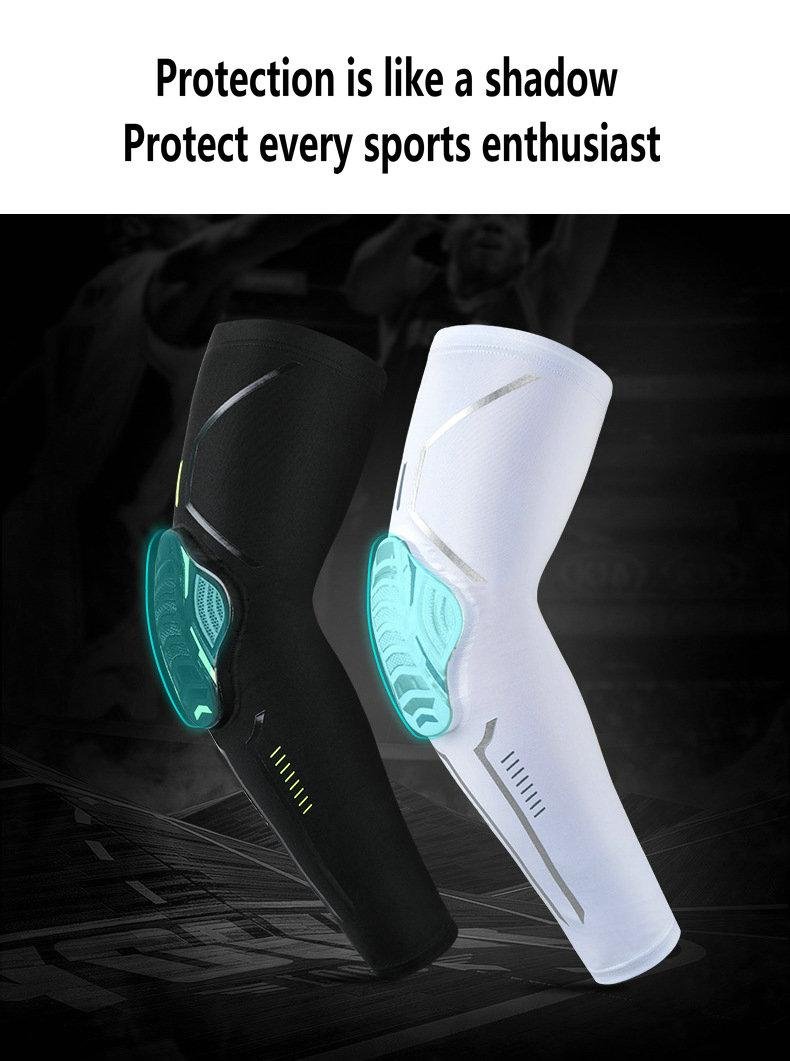 New Sports Arm Guard Cuff Honeycomb Anti-collision Pressure Elbow Joint  5