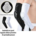New Sports Arm Guard Cuff Honeycomb Anti-collision Pressure Elbow Joint 