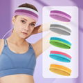 Durable Headband Skin-friendly Sports Yoga Fitness Stretch Sweatband