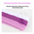 Durable Headband Skin-friendly Sports Yoga Fitness Stretch Sweatband 5