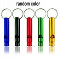 1/5/10pcs Multifunctional Aluminum Emergency Survival Whistle 14