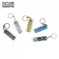 Double Tube Survival Whistle Portable Stainless Steel 