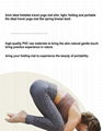 1730*610*2mm Exercise Pilates Folding PVC Yoga Mat 
