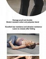 1730*610*2mm Exercise Pilates Folding PVC Yoga Mat 