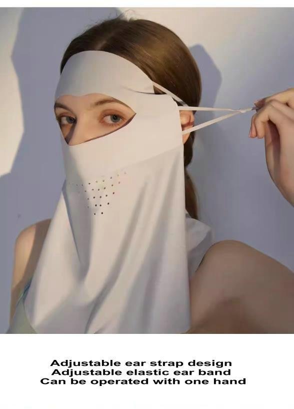 無痕防晒面罩女2023新款可拆臉基尼冰絲防紫外線 4