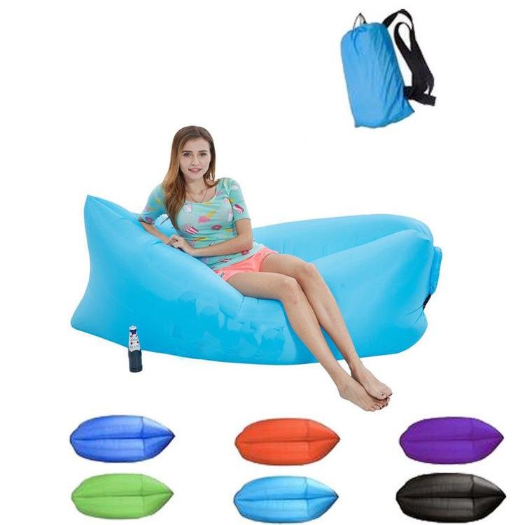 Inflatable Sofa Cushion Camping Air Tent Bed Sleeping Bag 12