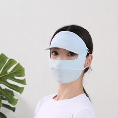 Sunscreen Mask Traceless for Women 2023 New Detachable Facekini