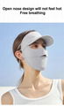 防晒口罩防紫外線帽子一體女臉基尼開車冰絲透氣 10