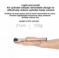 Inflator Retractable Air Cylinder Bicycle Aluminum Alloy Mini  10