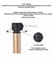 Inflator Retractable Air Cylinder Bicycle Aluminum Alloy Mini  14