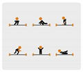 健身滑行板垫速滑训练板家用滑行垫子 12