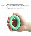 Silicone Adjustable Hand Grip Finger Ring Rehabilitation Training 8