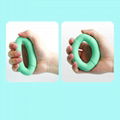 Silicone Adjustable Hand Grip Finger Ring Rehabilitation Training 9