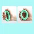 Silicone Adjustable Hand Grip Finger Ring Rehabilitation Training