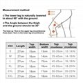 Measurement method  ①The lower leg is naturally lowered  to  11