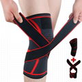 New Pressure With Knitted Sports Knee Pads Badminton Running