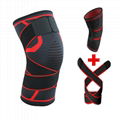 New Pressure With Knitted Sports Knee Pads Badminton Running 7