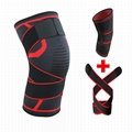 New Pressure With Knitted Sports Knee Pads Badminton Running 14