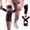 New Pressure With Knitted Sports Knee Pads Badminton Running