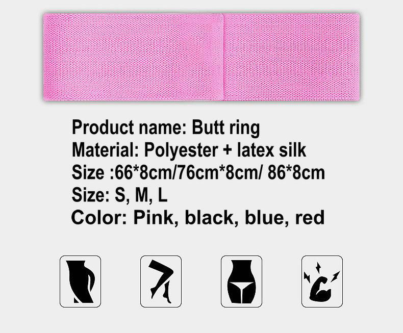 Yoga Stretch Band Fitness Butt Ring Resistance Band 3