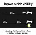 10Pcs Car Reflective Tape Safety Warning Colorful Car Bumper  6