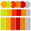 10Pcs Car Reflective Tape Safety Warning Colorful Car Bumper  14