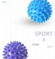 PVC花生刺球瑜伽小球按摩穴位握力刺猬球足底保健