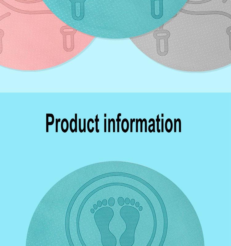 Circular Skipping Mat Tpe Sound Insulation Cushionabsorbing (China