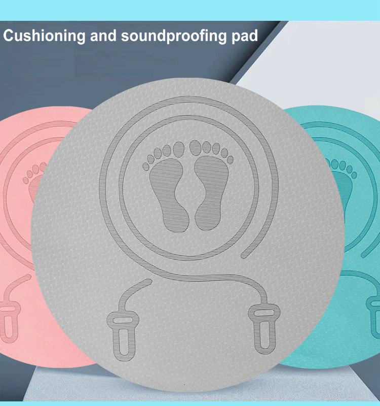 Circular Skipping Mat Tpe Sound Insulation Cushionabsorbing (China