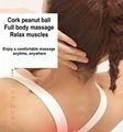 Cork Yoga Ball Peanut Fascia Ball Muscle Relaxation Cork Massage
