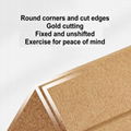 三角软木瑜伽砖高密度软木垫放松腰腹部深蹲砖 3