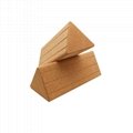 三角軟木瑜伽磚高密度軟木墊放鬆腰腹部深蹲磚 8