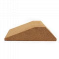 Triangle Cork Yoga Block High Density Cork Cushion Relax 