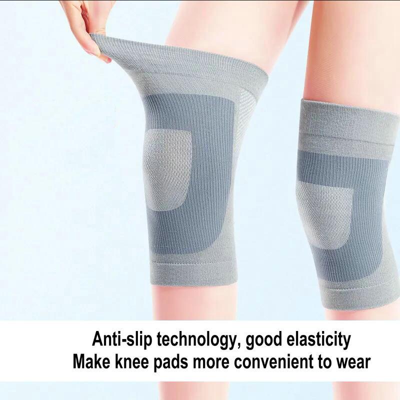 2pcs Autumn Winter Silk Knee Cover Protect Joints Men Women Warm (China