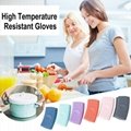 High Temperature Resistant Gloves Microwave Oven Silicone Hand Clips  6