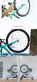 Home Bicycle Display Wall Mount Hook Bicycle Parking Rack 13