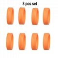 8PCS Silicone L   age Wheels Protector Wheels Caster Shoes  8