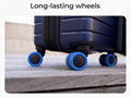 行李箱輪子橡膠套靜音旅行箱滾輪改造拉杆箱替換萬向輪 17
