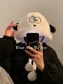 Winter Girls Cute Dog Pullover Hat Thickened Warm Ear Protection Hat  14