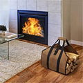 BBQ Party Storage Bag High-quality Camping Canvas Firewood 3