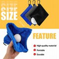 Golf Ball Cleaning Towel Microfiber Velvet Outdoor Convenient Hanging Waist