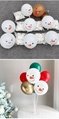 聖誕節麋鹿雪人乳膠氣球雪寶白色派對聖誕裝飾佈置氣球 9