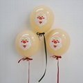 聖誕節麋鹿雪人乳膠氣球雪寶白色派對聖誕裝飾佈置氣球 2