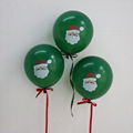 聖誕節麋鹿雪人乳膠氣球雪寶白色派對聖誕裝飾佈置氣球 5