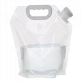 5L/3L Large Capacity Car Bucket Outdoor Water Bag Portable Folding 1