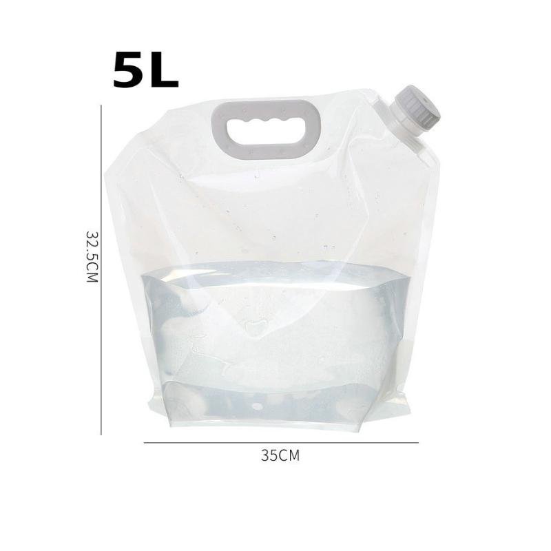 5L/3L Large Capacity Car Bucket Outdoor Water Bag Portable Folding 3