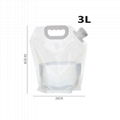 5L/3L Large Capacity Car Bucket Outdoor Water Bag Portable Folding 8